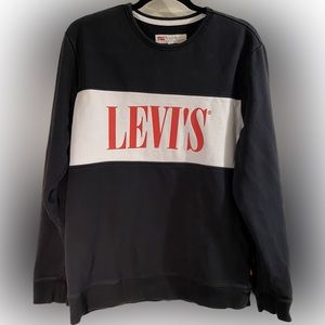 LEVI'S CLASSIC SWEATER SWEATSHIRT CREW NECK USA MENS M